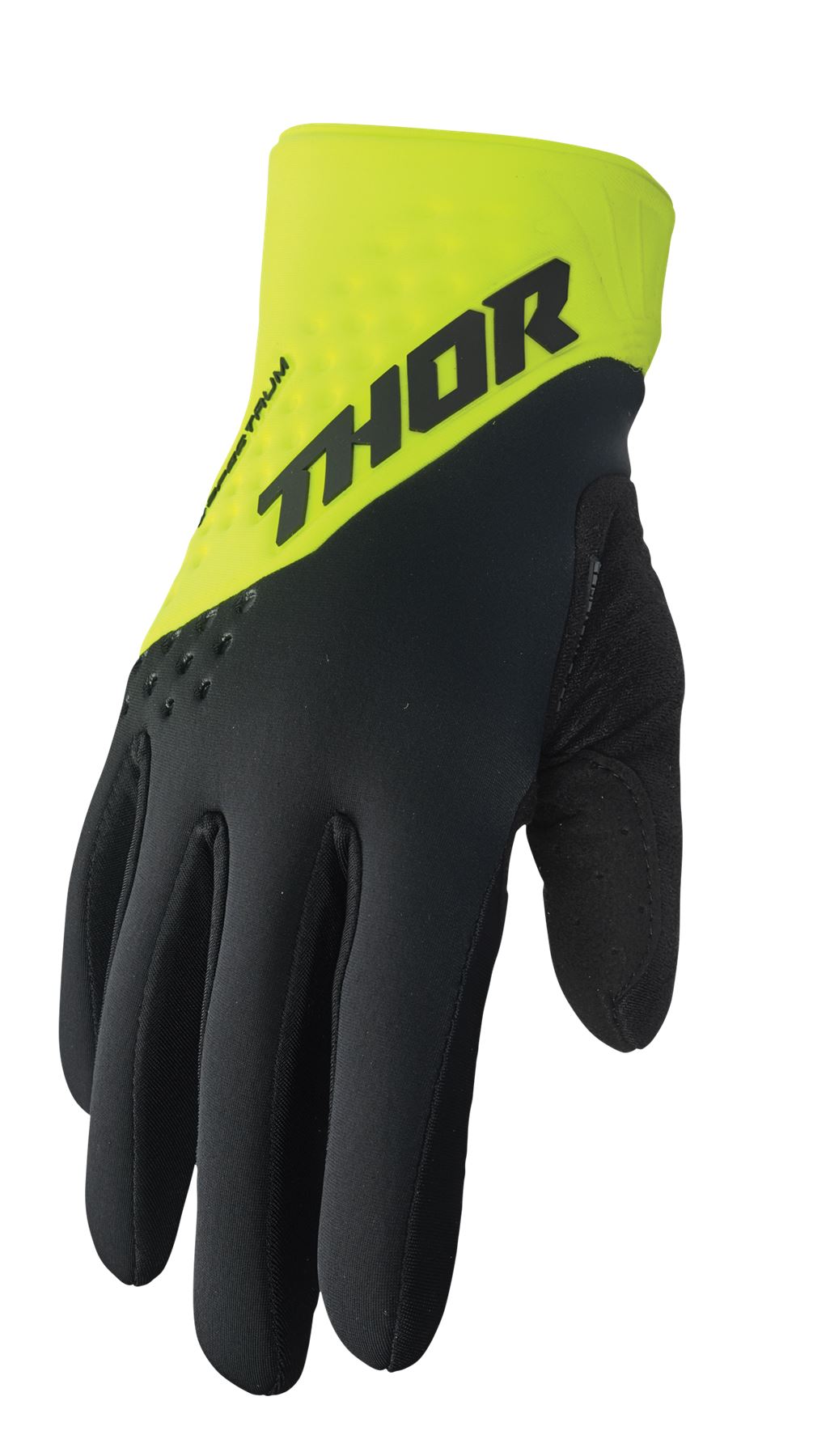 Thor 2024 Motocross Cold Weather Gloves Spectrum Yellow